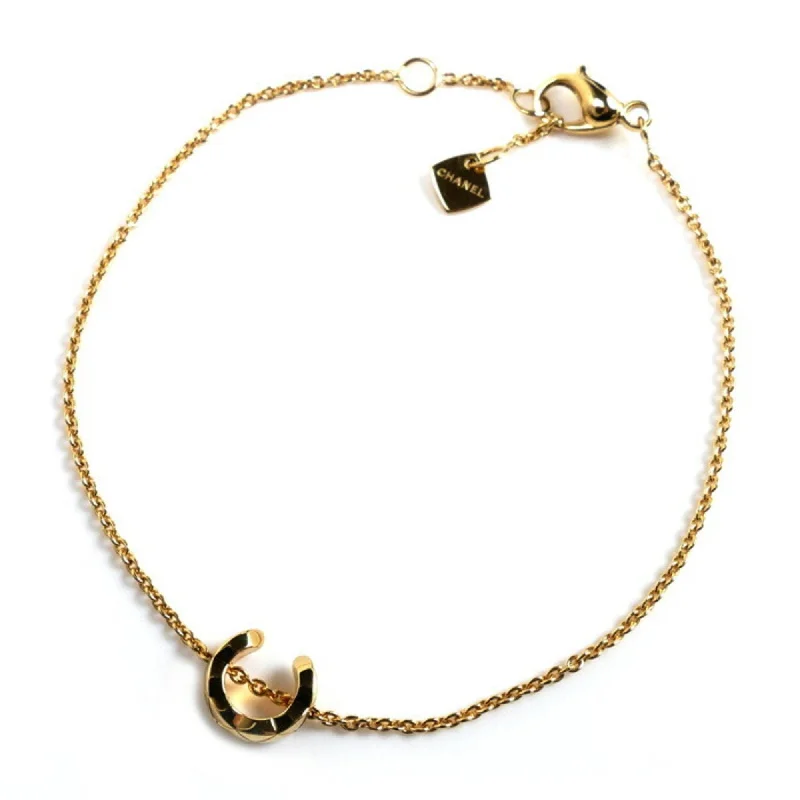 women’s bangles with gemstones -heart-shaped necklaces for women -Chanel Coco yellow  (18K) Charm Bracelet (Pre-Owned)