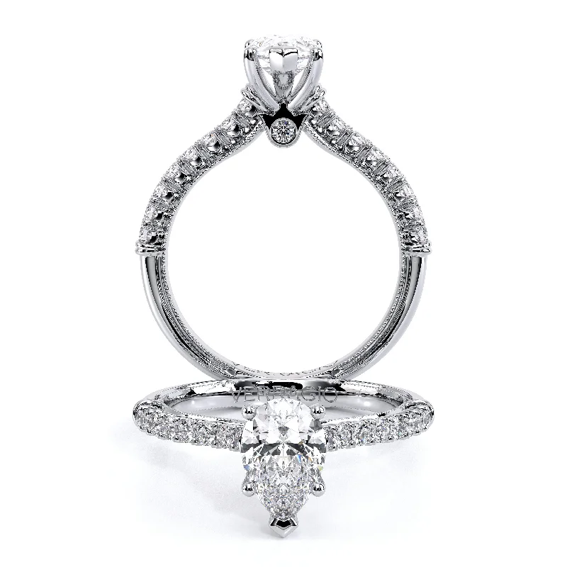 fancy cut engagement rings -vintage style necklaces for women -Renaissance-955PEAR