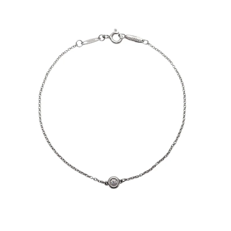 sterling silver bangles -luxury diamond necklaces for women -Tiffany  925 Charm Bracelet (Pre-Owned)