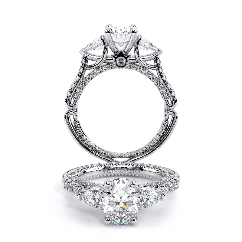 platinum diamond engagement rings -birthday gift necklaces for women -COUTURE-0470PS