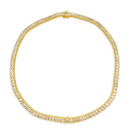 classic diamond necklaces for women -birthday gift necklaces for women -Yellow Diamond Necklace