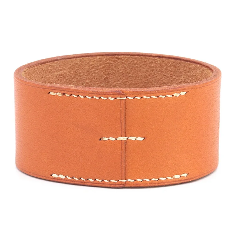 stylish cuff bracelets for women -fashion-forward necklaces for women -Hermes  Leather Charm Bracelet (Pre-Owned)