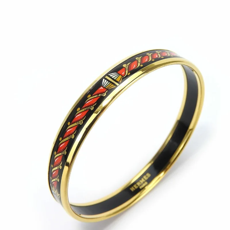 custom bracelet sets for women -unique charm necklaces for women -Hermes  Enamel Metal Bangle (Pre-Owned)